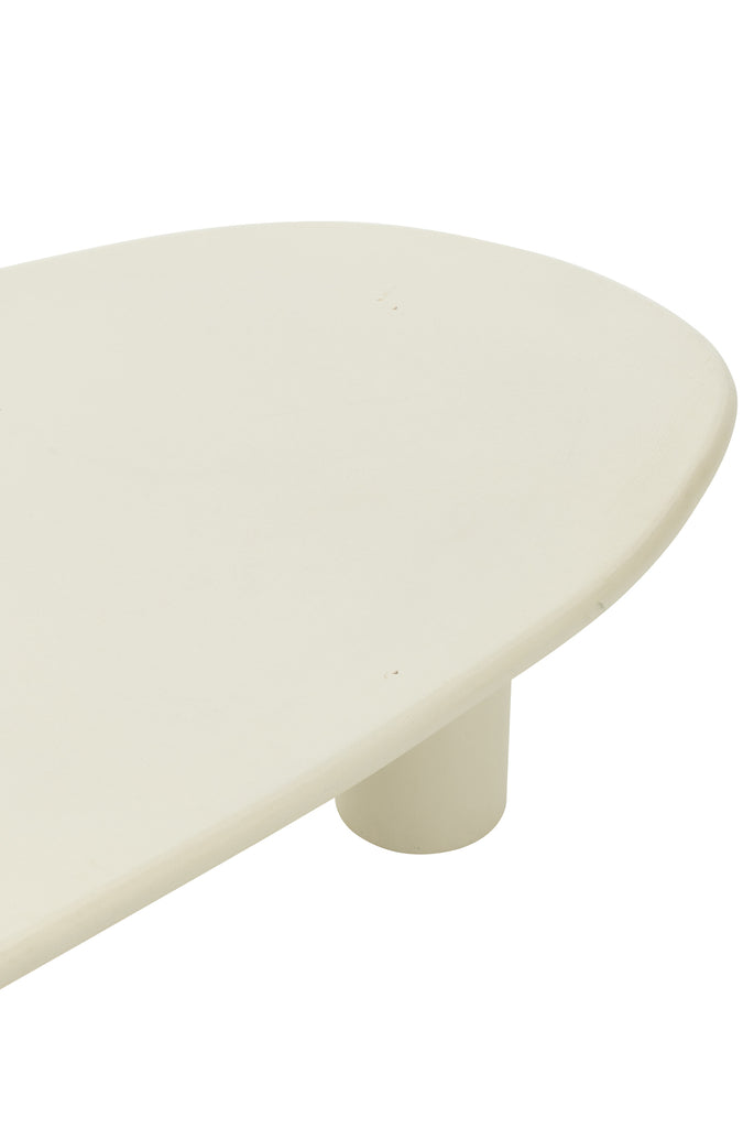 Bijzettafel Bali Mdf/Pvc Wit Groot