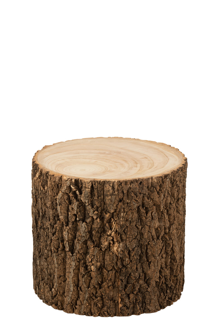 Sidetable of Bloempot Rond Paulownia Hout Natuurlijk