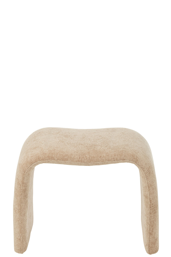 Kruk N Vorm Textiel Beige