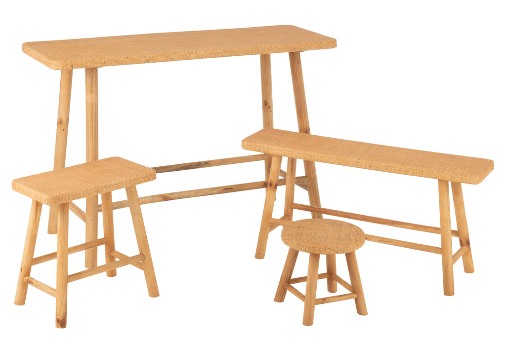 Kruk Ronde Riet/Sparrenhout Natuurlijk