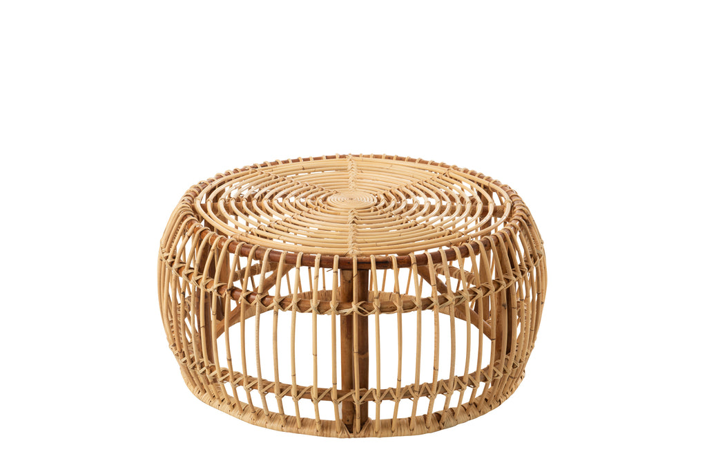 Tafel Ana Rond Rotan Natuurlijk