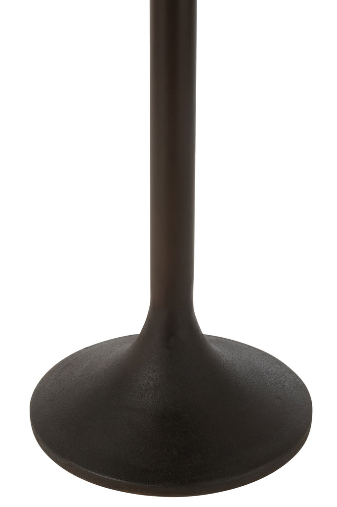 Tafel Bar Metaal/Mangohout Natuur/Zwart