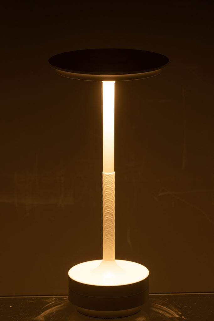 Table Lamp Led Touch Plastic White