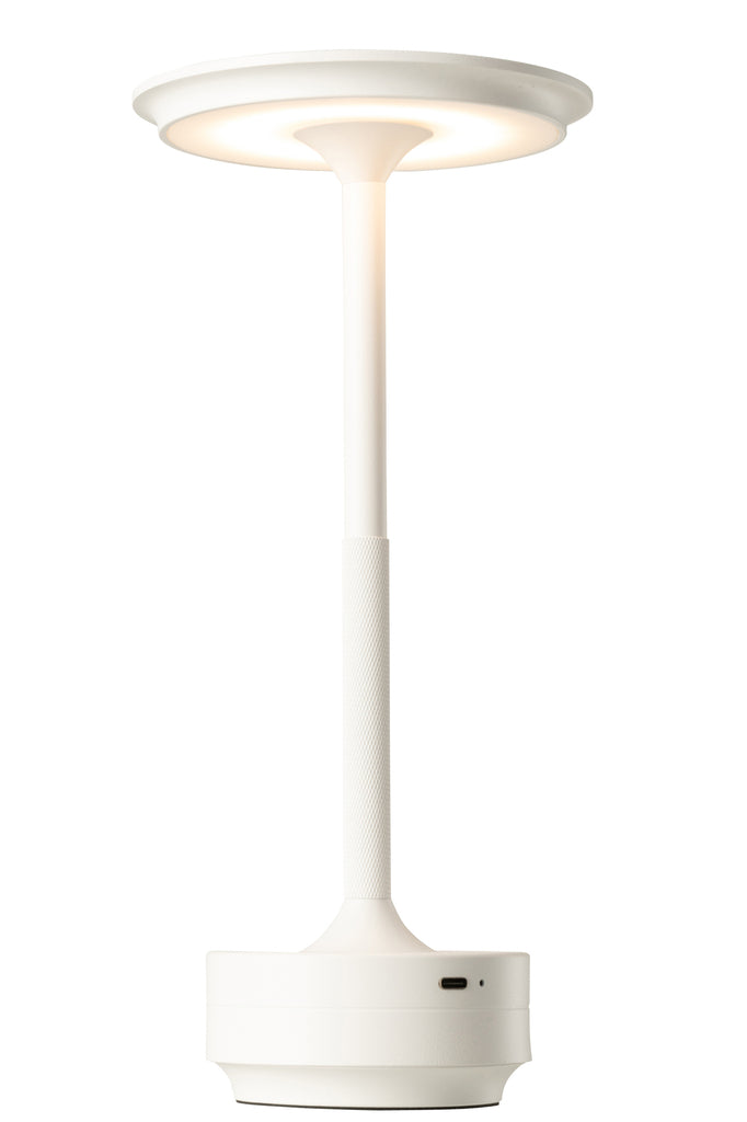 Table Lamp Led Touch Plastic White
