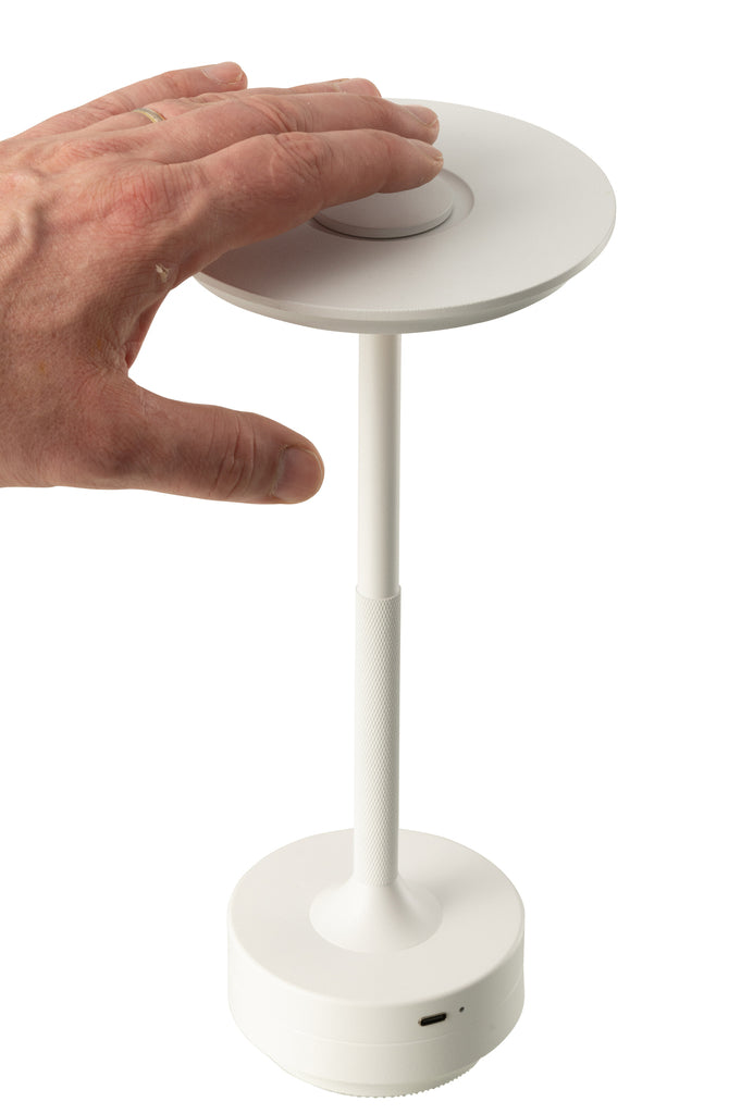 Table Lamp Led Touch Plastic White