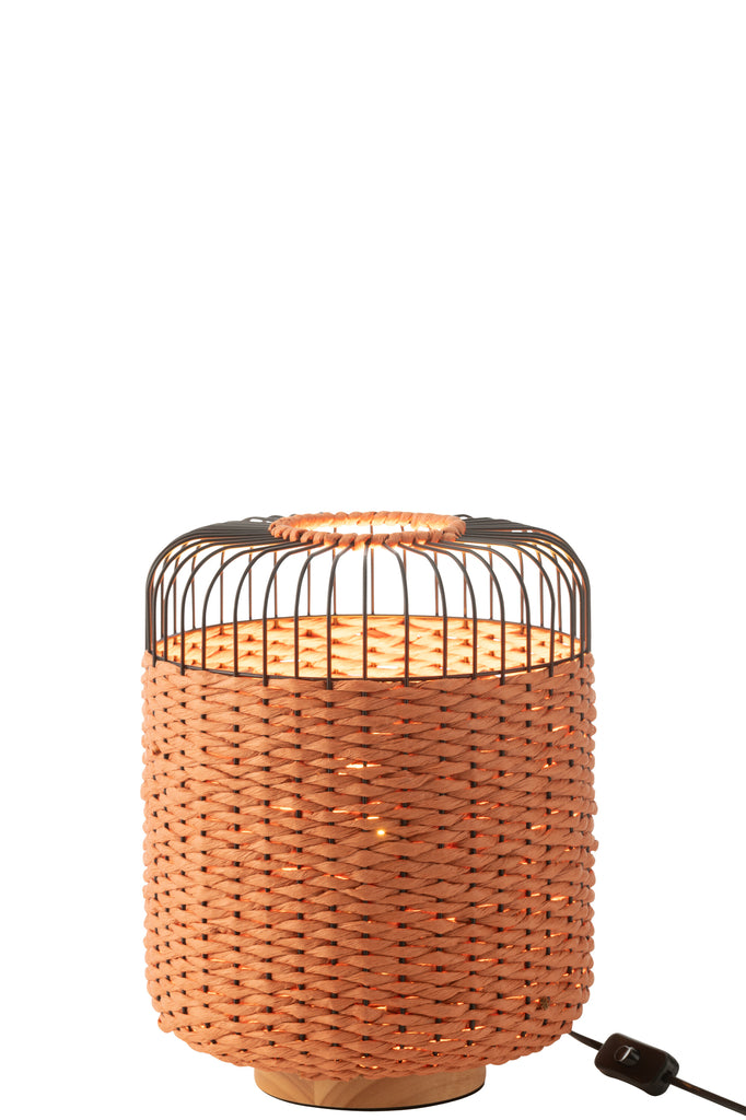 Tafellamp Metaal Oranje