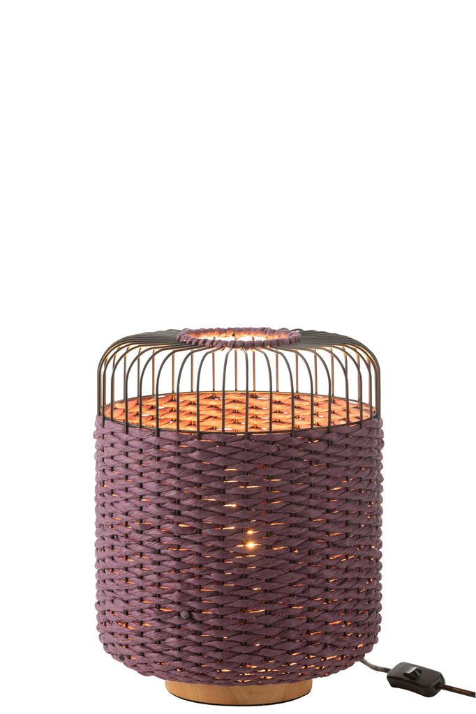 Tafellamp Metaal Paars