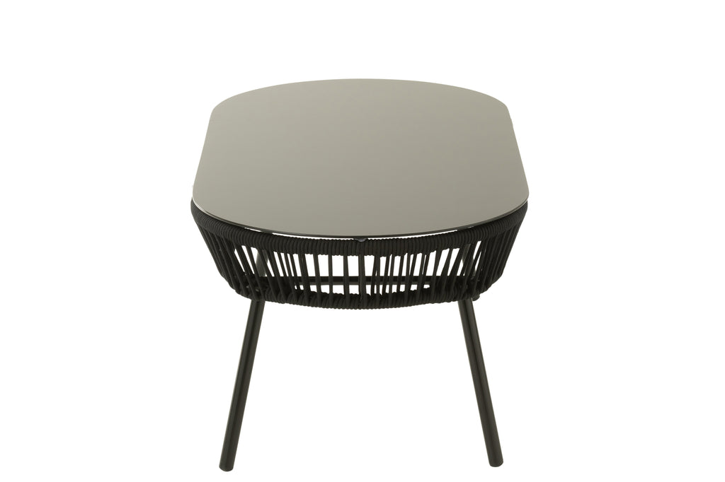 Table Poa Steel/Polyethylene Black