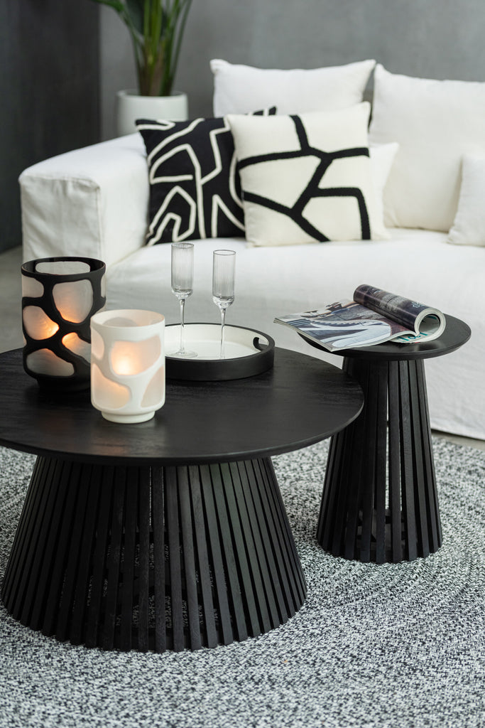 Tafel Vincent Mangohout Zwart Middelgroot