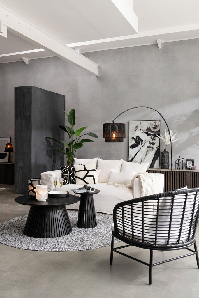 Tafel Vincent Mangohout Zwart Middelgroot