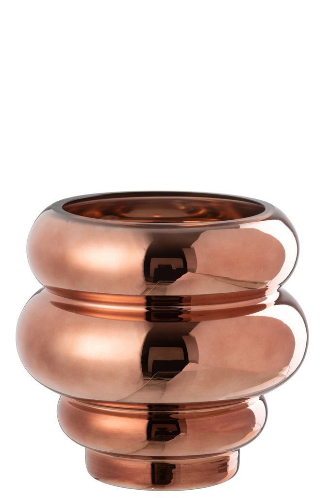 Theelichthouder/Vaas Cl - a Glas Bruin