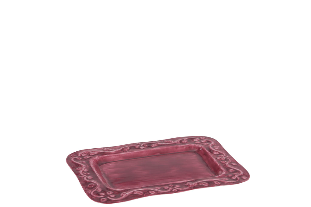 Lade Klassiek Rechthoekig IJzer Rood