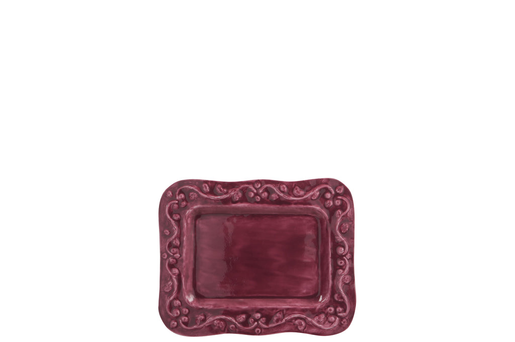 Lade Klassiek Rechthoekig IJzer Rood