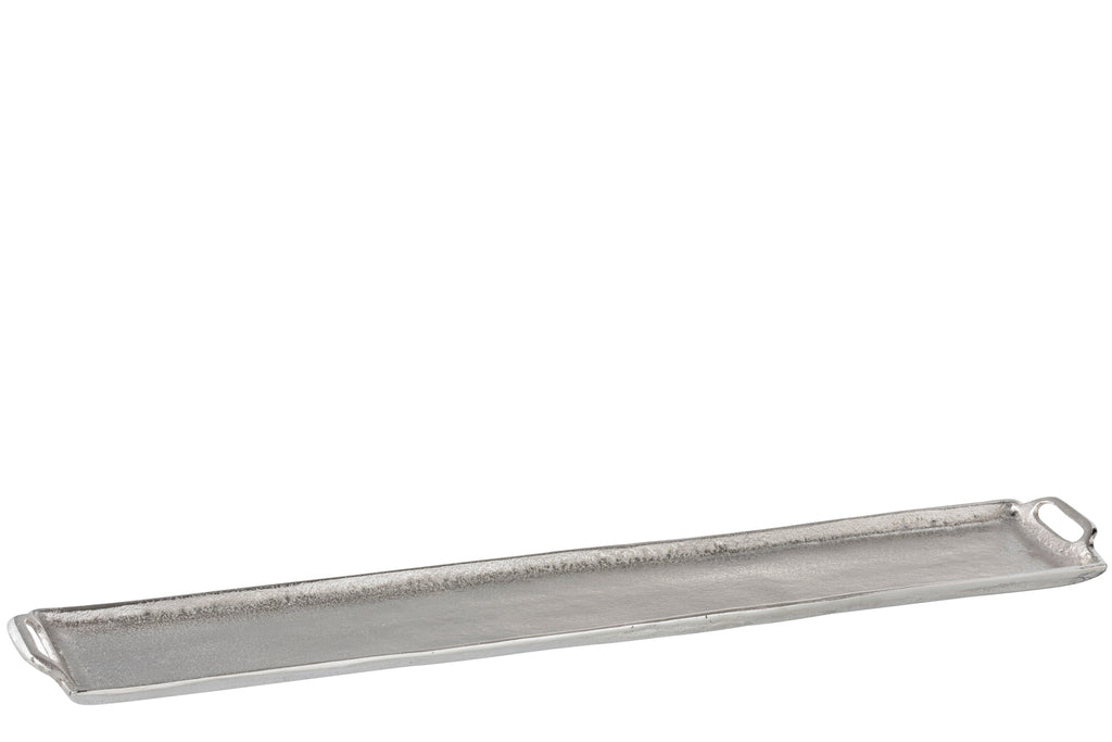 Ladehandvatten Rechthoekig Aluminium Zilver