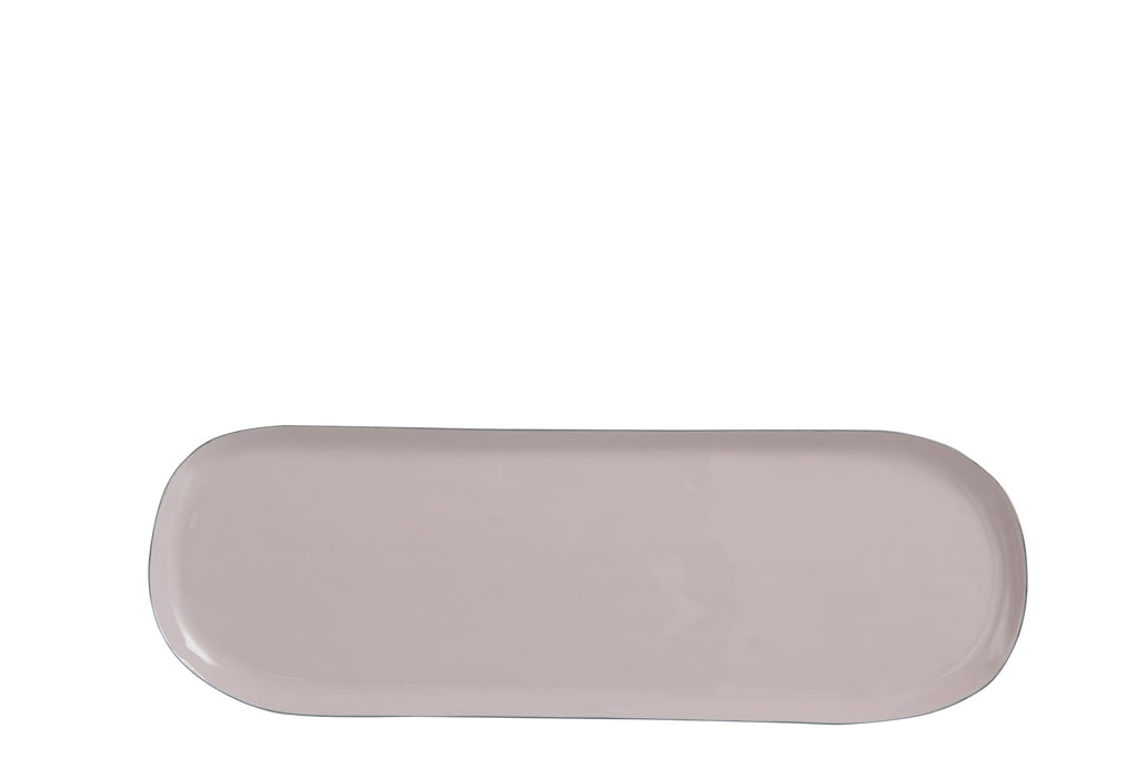 Lade Ovaal Afgerond Aluminium Roze/Goud