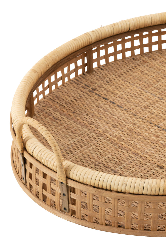 Plank Pick Rattan/Bamboe Natuurlijk, Groot