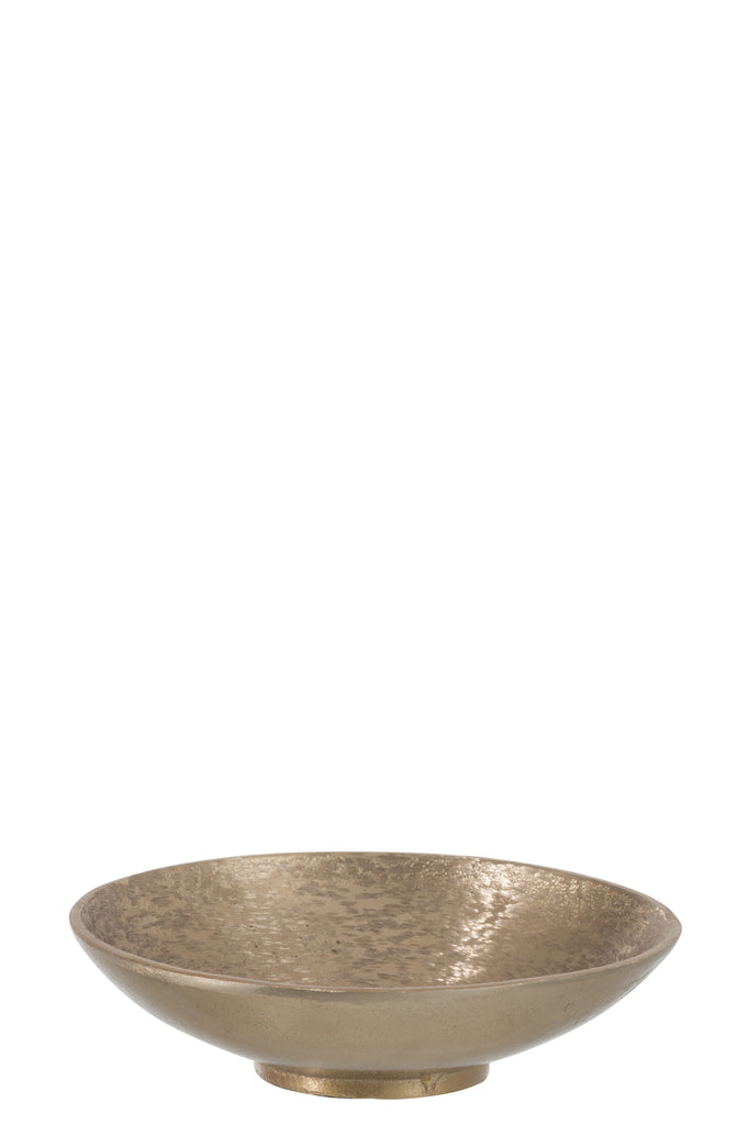 Lade Ronde Geborsteld Aluminium Goud