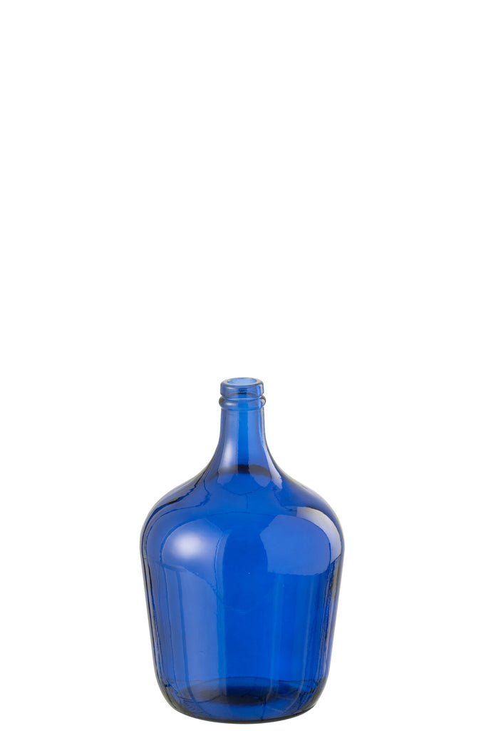 Vaas Karaf Glas Blauw Klein