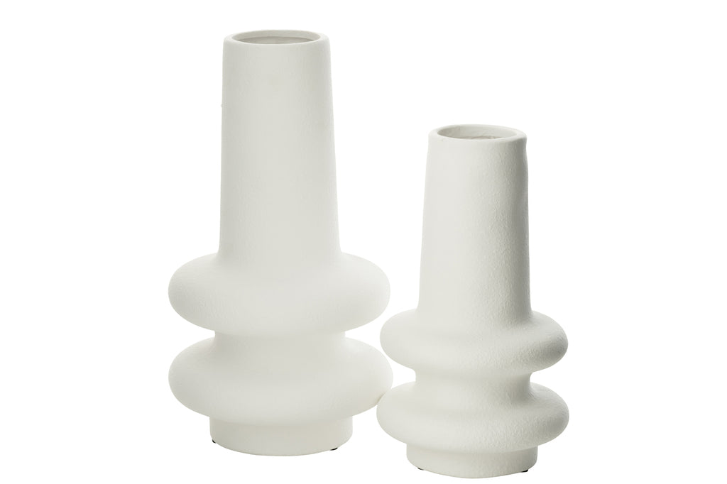 Vase Lyra Clay White Large