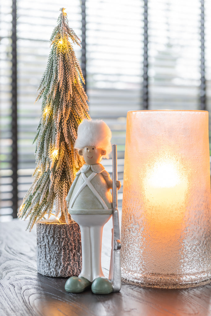 Kerstboom A+Led Kunstmatige Sneeuw Groen Middelgroot