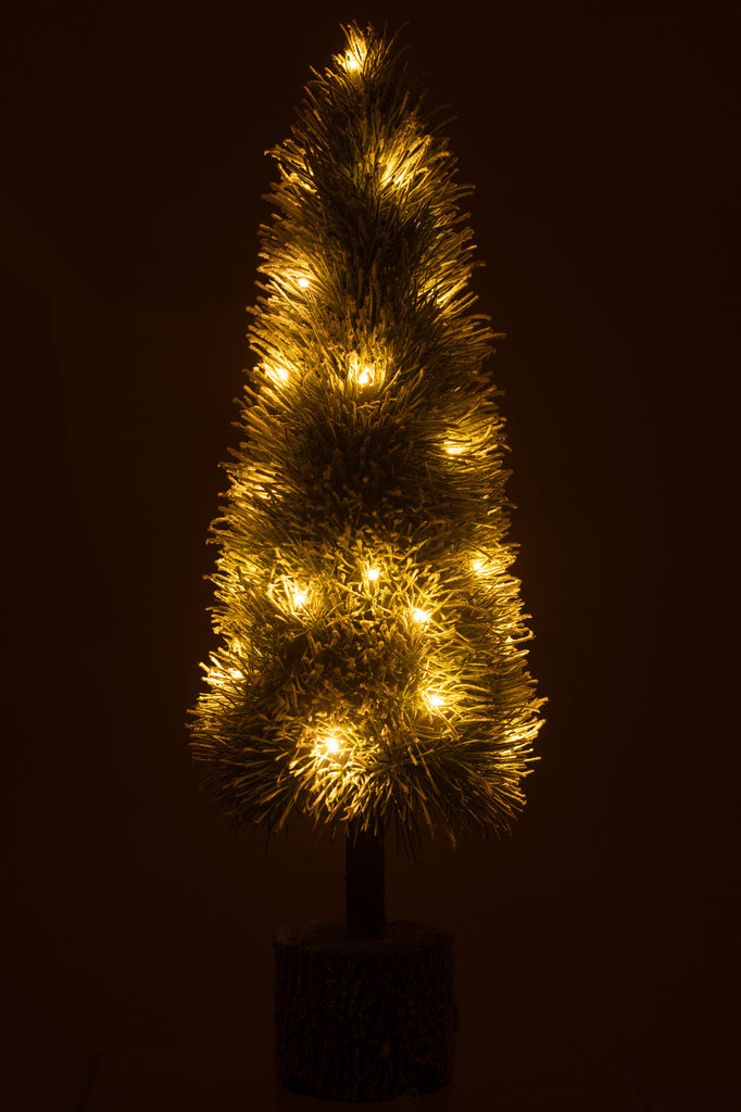 Kerstboom B + Led Kunstmatige Sneeuw Groen Groot