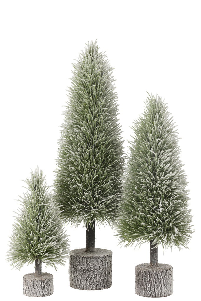 Kerstboom B + Led Kunstmatige Sneeuw Groen Groot