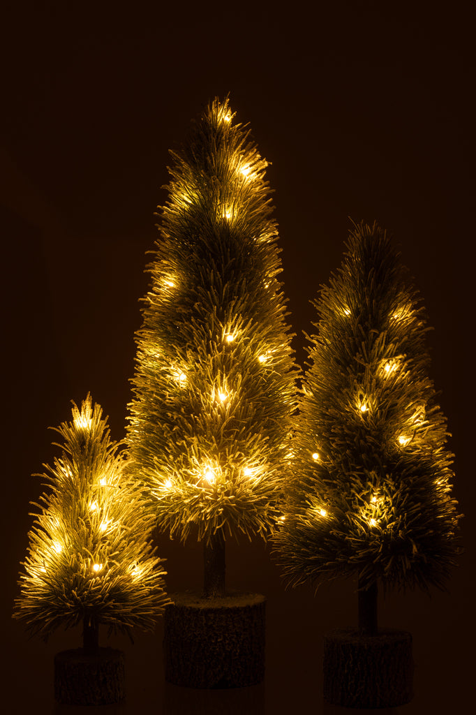 Kerstboom B + Led Kunstmatige Sneeuw Groen Groot