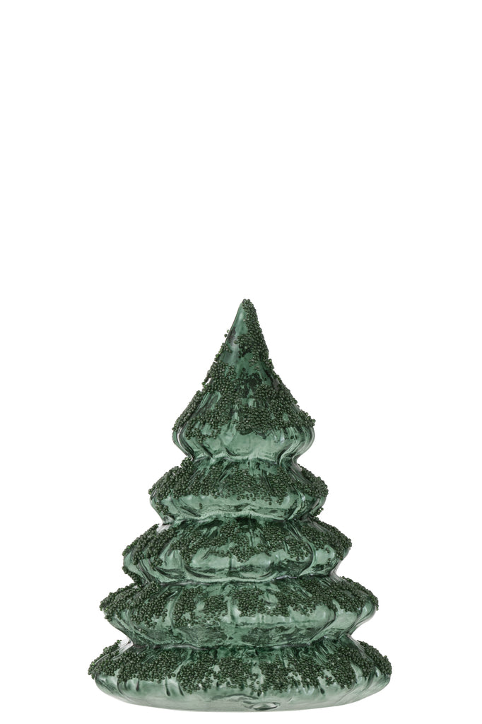 J-Line Kerstboom Deco Suikerglas Groen Klein