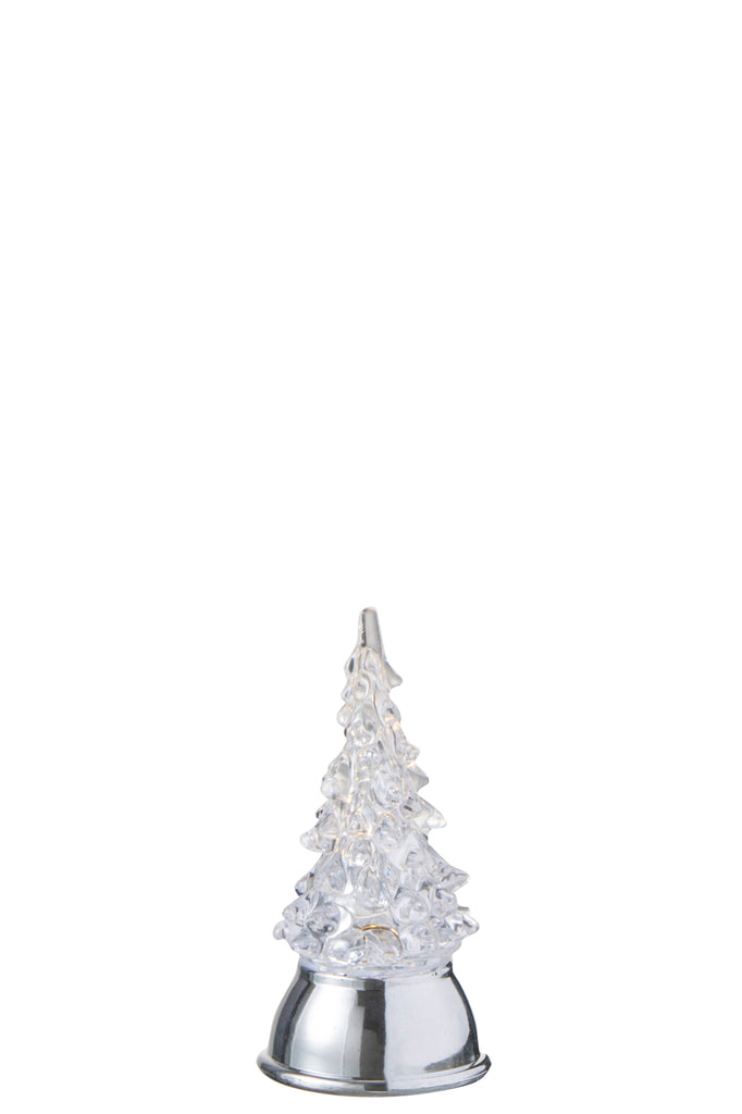 J-Line Kerstboom op voet Led acryl transparant