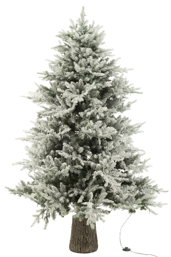 Kerstboom + Sneeuw 3000 Ledlampjes Plastic Wit