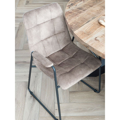 Eetkamerstoel Maxime Velvet Taupe