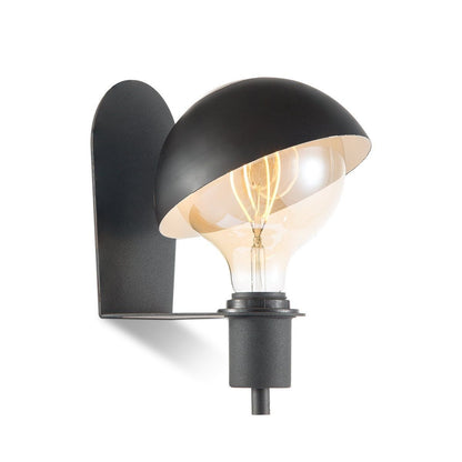 Moderne Wandlamp Dyna | 20/18/18cm | Zwart | E27