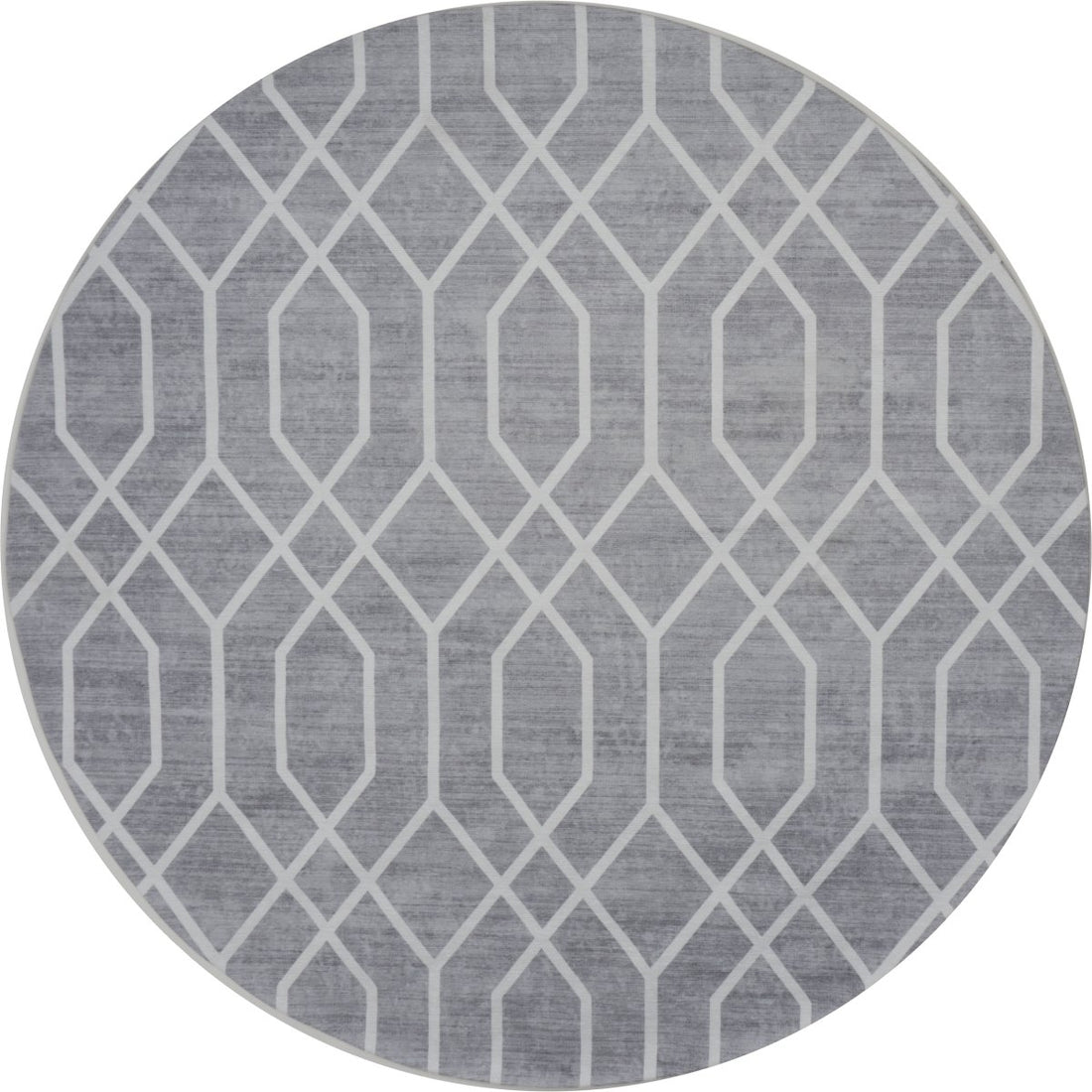 Vloerkleed Pattern Rond Grijs ø160 cm