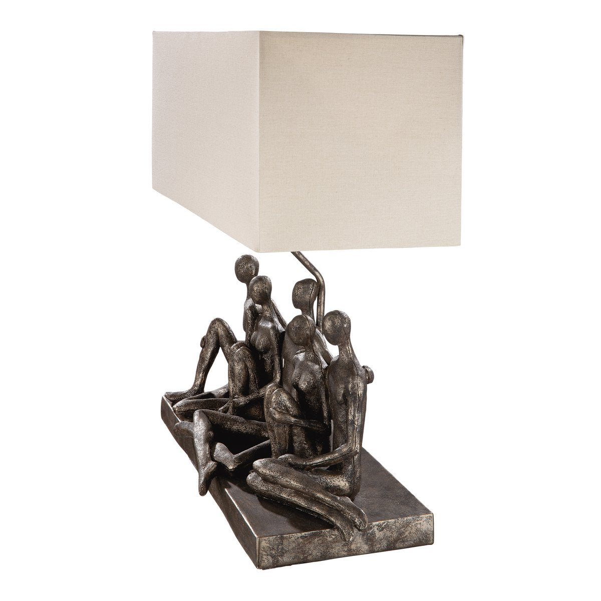 Poly lamp &quot;Group&quot; antiek grijs/goud