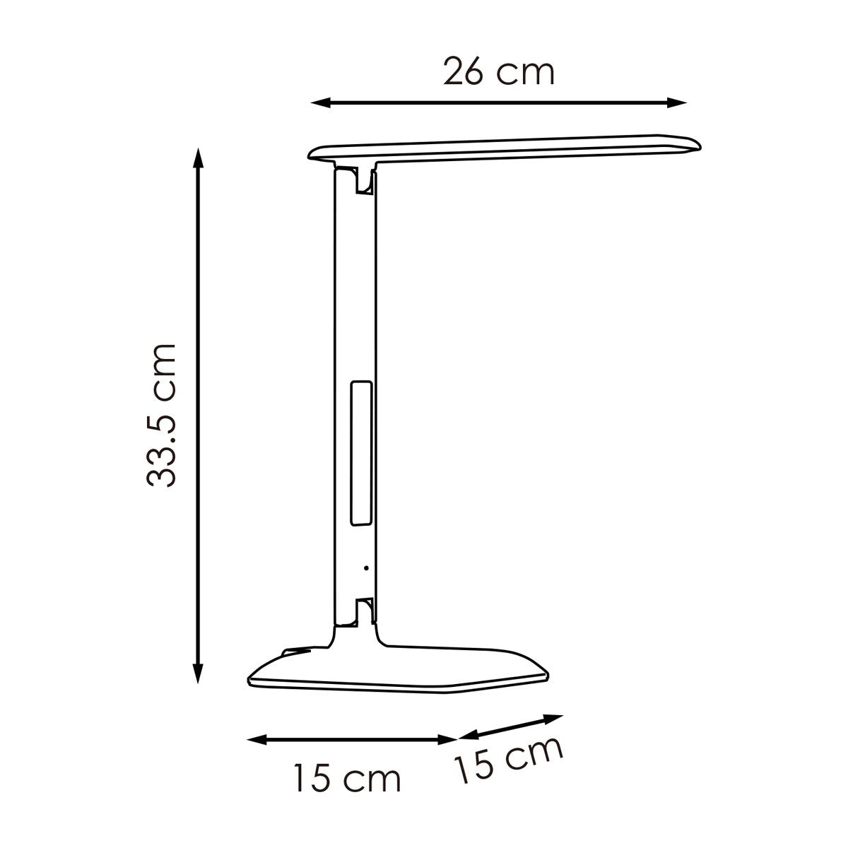 D-sign klok LED bureaulamp