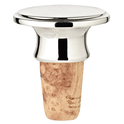EDZARD fleskurk flessenstopdraad, edel verzilverd, aanslag beschermd, hoogte 6 cm