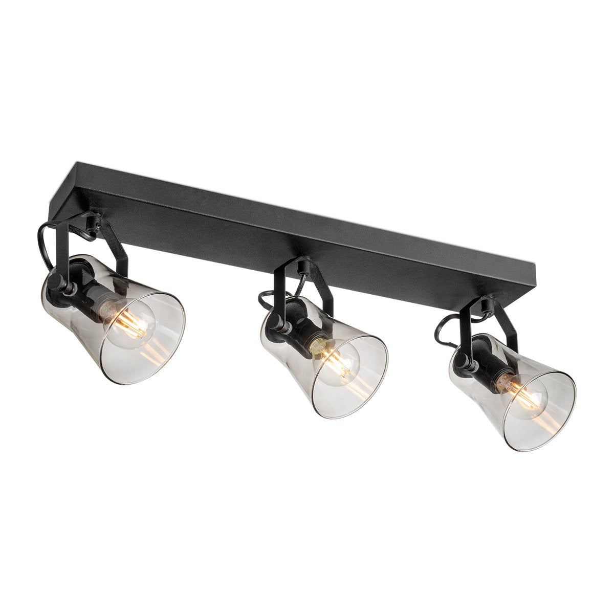 LED Opbouwspot Edge 3 - incl. dimbare LED lamp - zwart