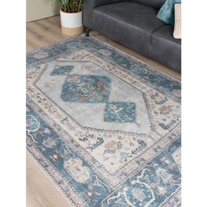 Vloerkleed Karaca Blue 03 - 200 x 290 cm