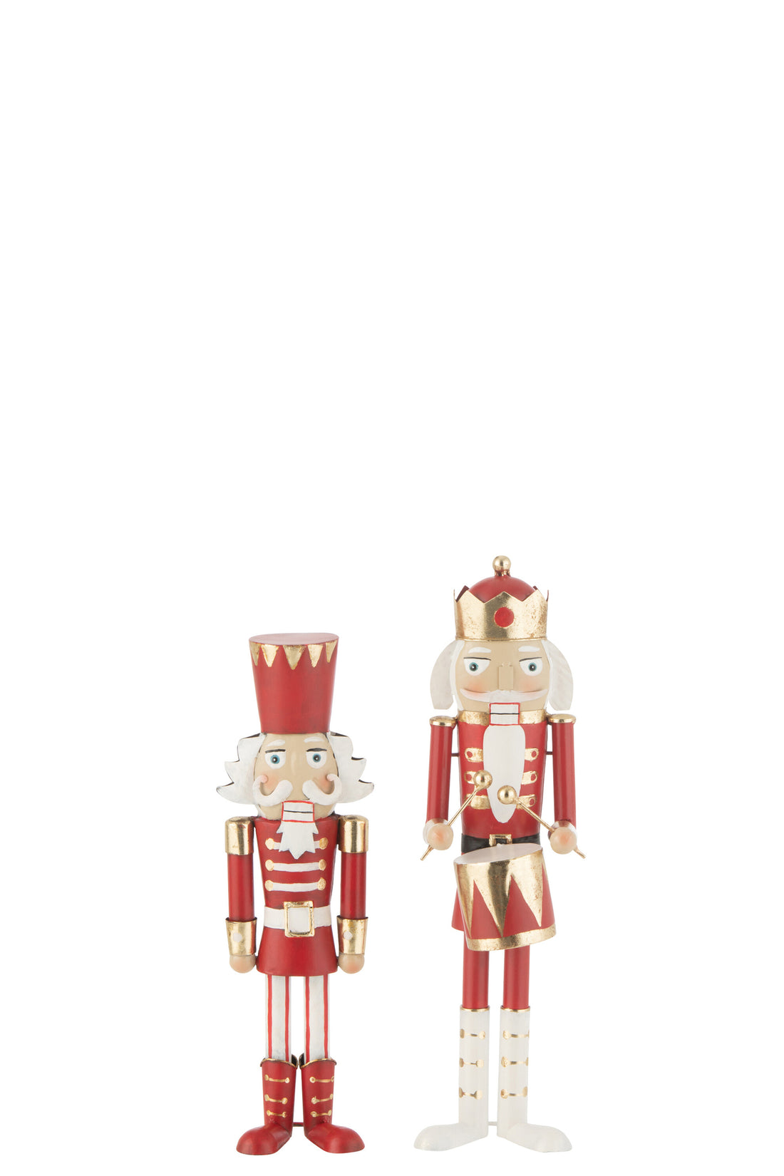 Notenkraker IJzer Rood/Goud Klein Assortiment Van 2