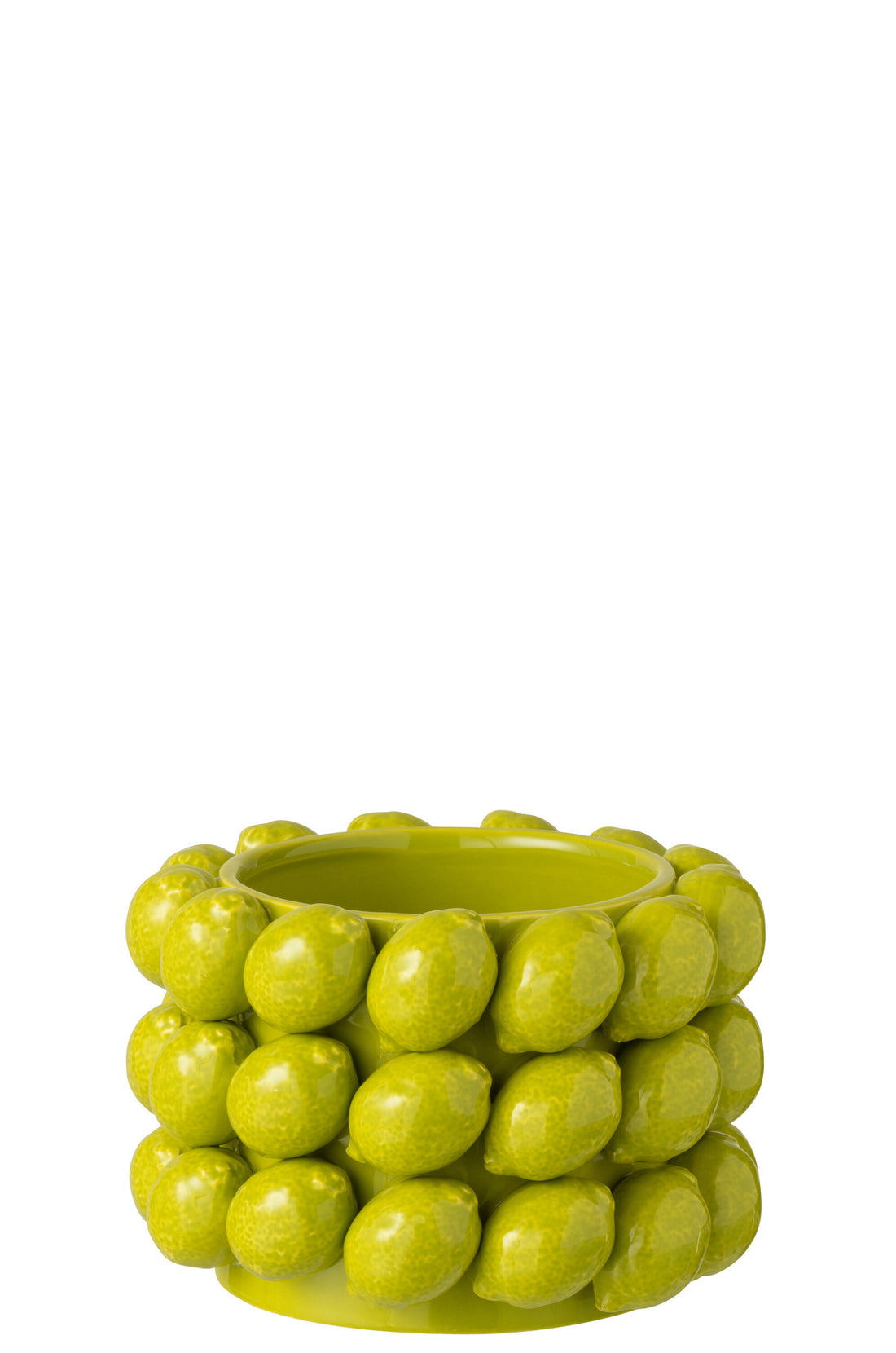 Bloempot Limes Keramiek Groen Medium