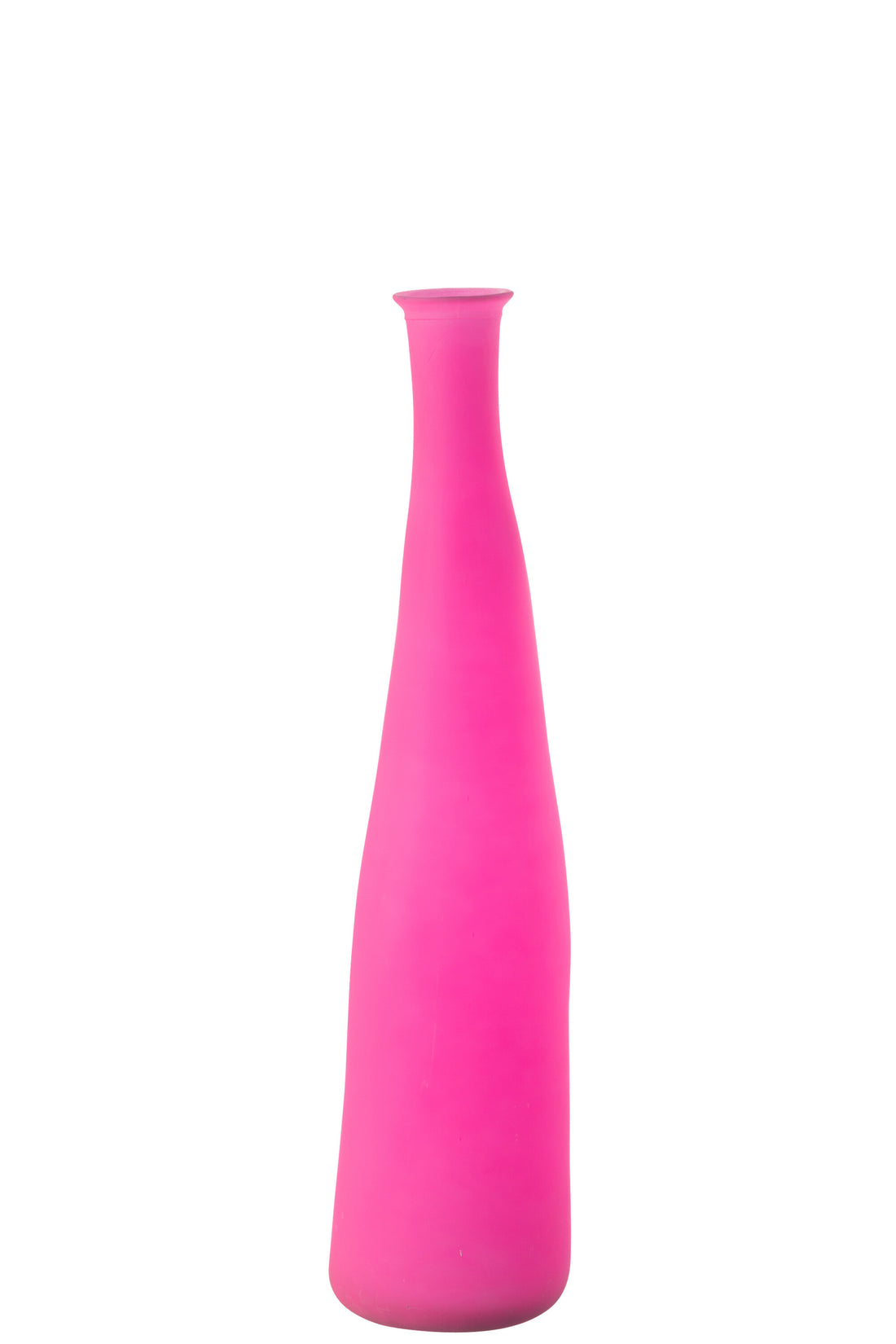 Vaas Fles Glas Neon Roze Klein