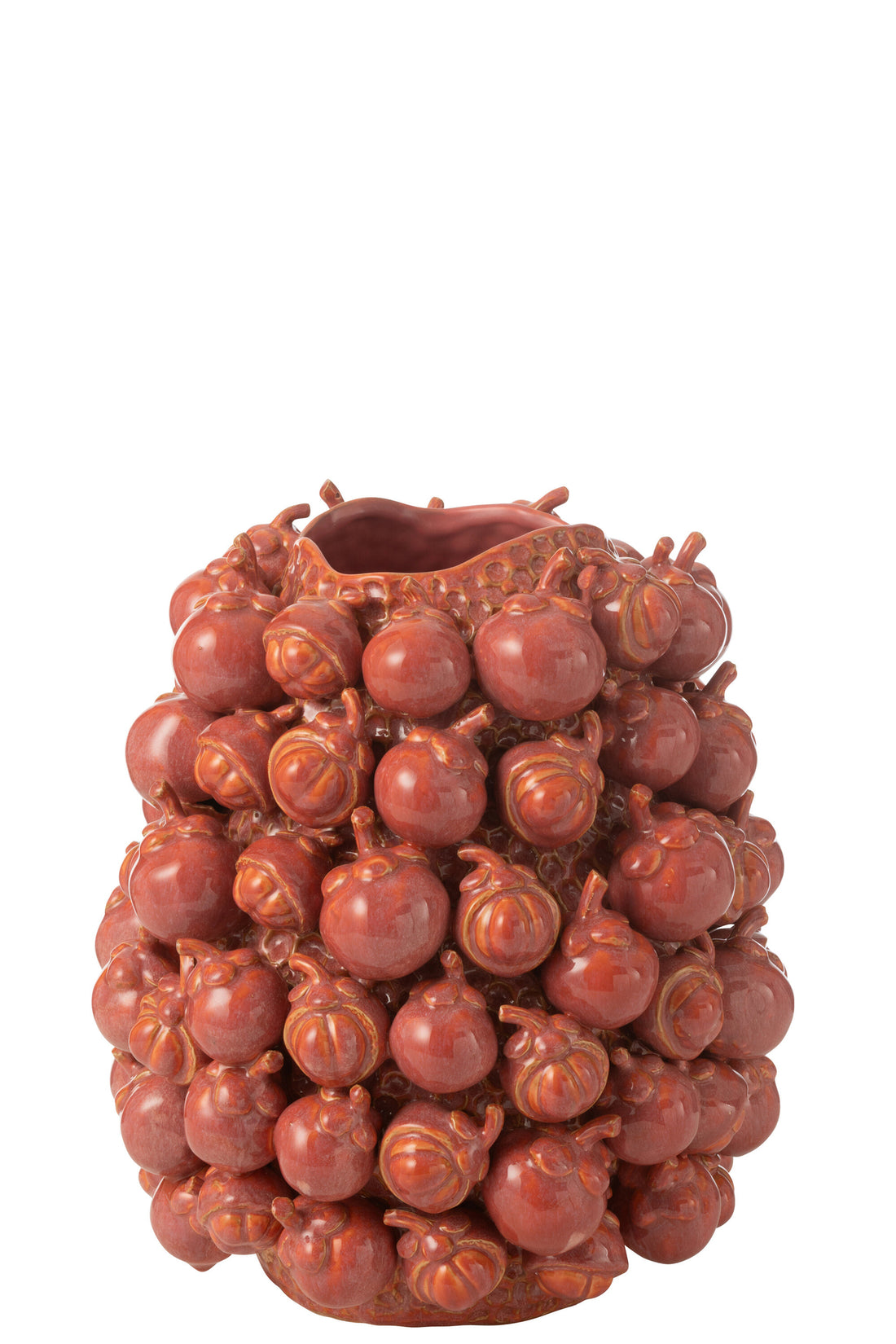 Vaas Botanica Klei Koper Roos Klein