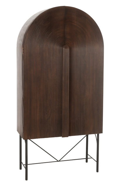 Plank Aura Mangohout/Metaal Bruin