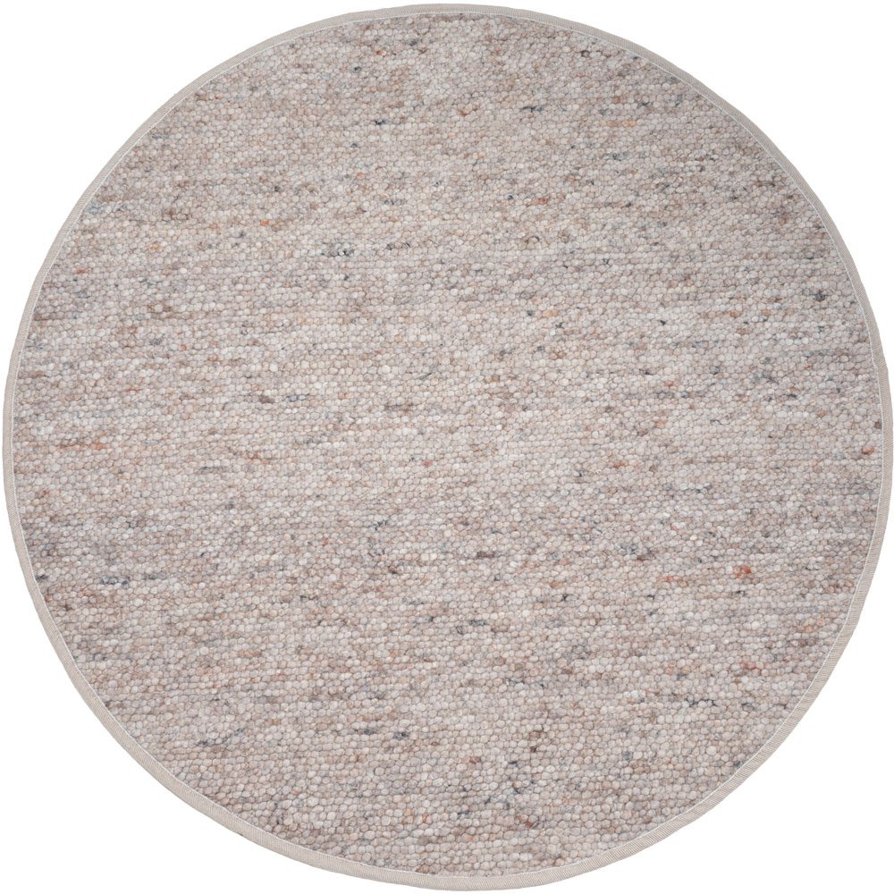 Vloerkleed Stone Donker Beige 417 – Rond ø160 cm