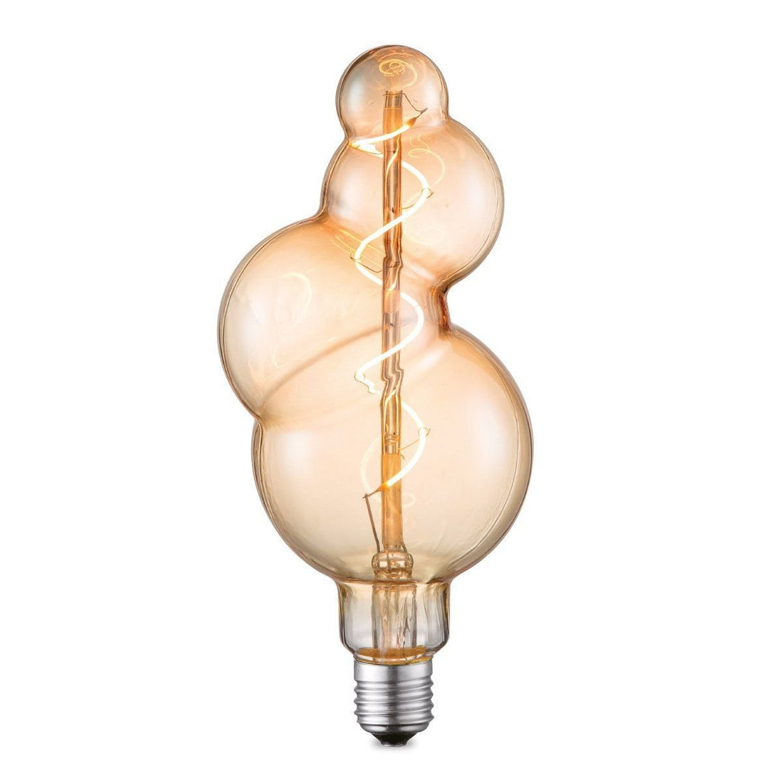 dimbare Led Bubbel Spiraal E27 4W 280Lm 2700K Amber