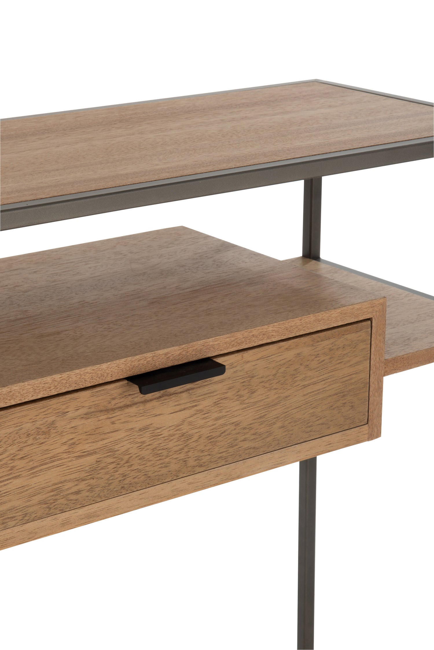 Console 1 lade Hout/Metaal Natuurlijk