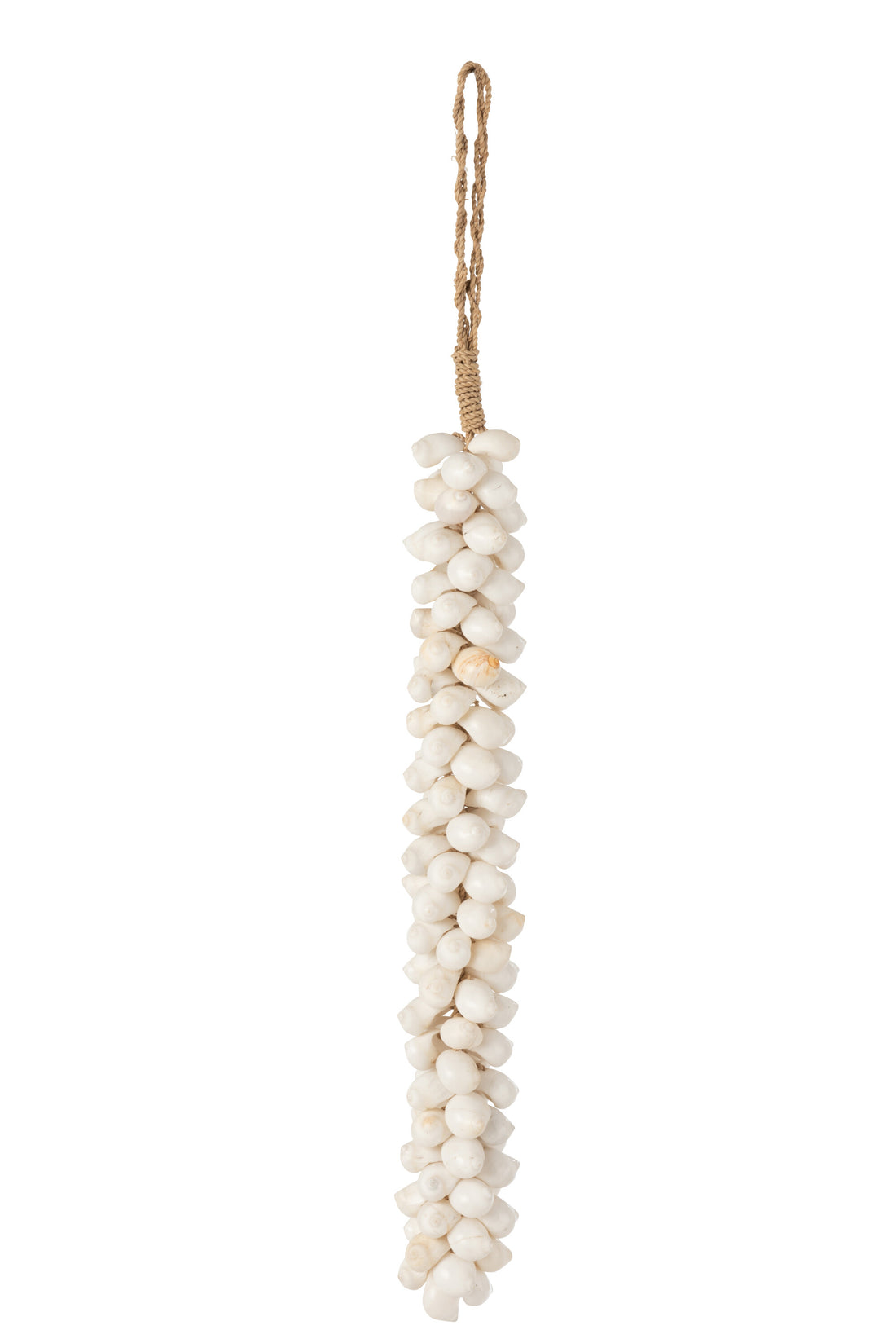 J-Line Hanger Schelpen Dora Lang Touw Wit