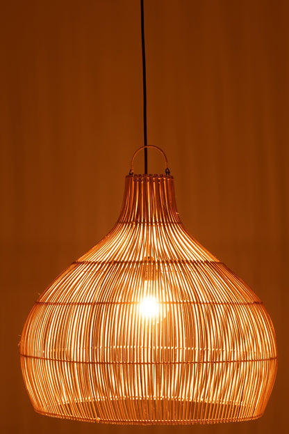 Lampenkap Peer Vorm Rotan Natuurlijk