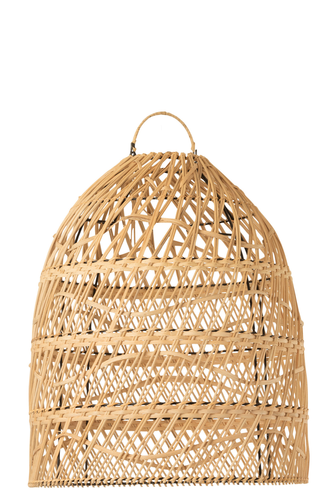 J-Line Gouden lamp - rotan - naturel