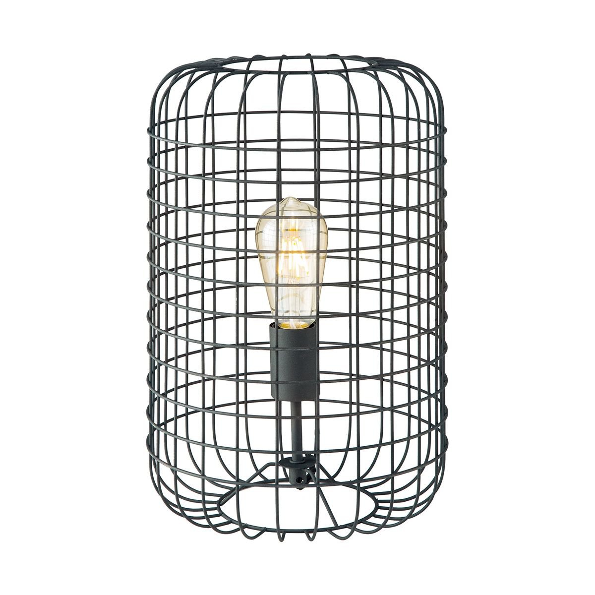 tafellamp Netting - Zwart - 26/26/40cm - bedlampje